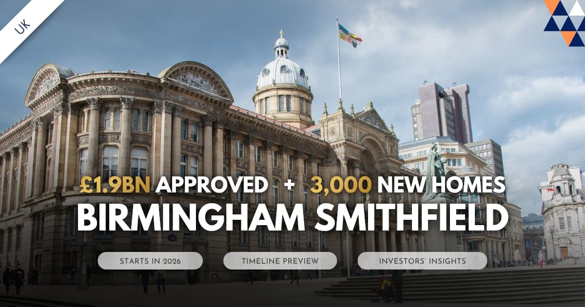 Birmingham Smithfield £1.9bn regeneration: 3,000 new homes approved next to the Bull Ring.