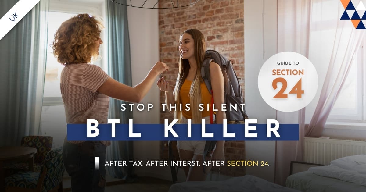 Section 24 UK landlord tax guide banner, the silent BTL killer