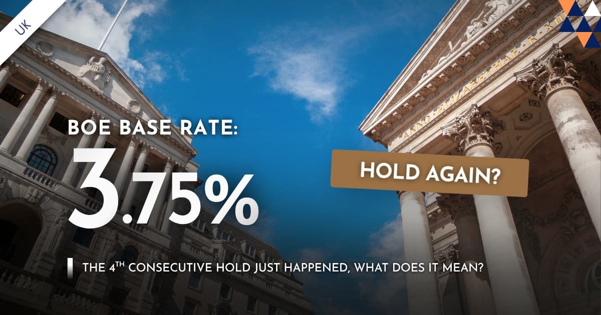 Bank of England base rate held at 3.75% for the 4th consecutive time – banner for UK BTL investors
