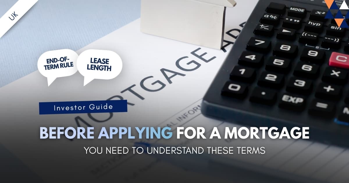 UK mortgageable lease length investor guide banner, mortgage terms explained