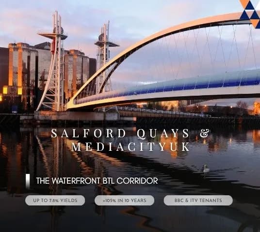 Salford Quays & MediaCityUK Manchester buy-to-let investment area
