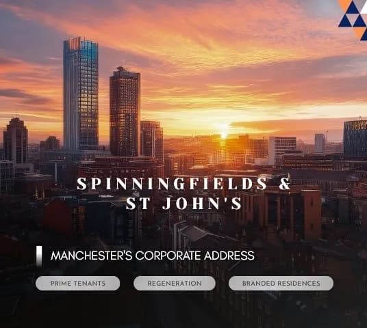 Spinningfields & St John's Manchester buy-to-let investment area